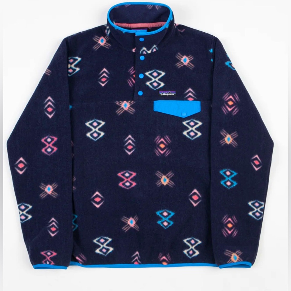 Patagonia Synchilla Snap-T Pullover Aztec Tribal Pattern